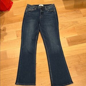 Vervet Women's‎ dark denim Boot Cut Jeans - Dark Blue 30